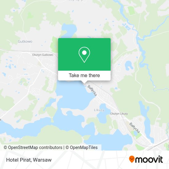 Hotel Pirat map