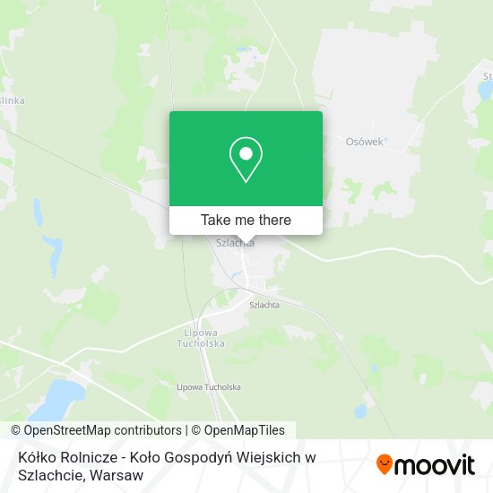 Kółko Rolnicze - Koło Gospodyń Wiejskich w Szlachcie map