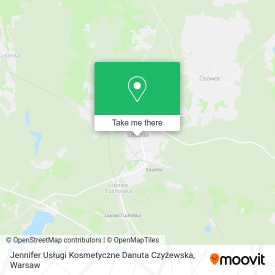 Jennifer Usługi Kosmetyczne Danuta Czyżewska map