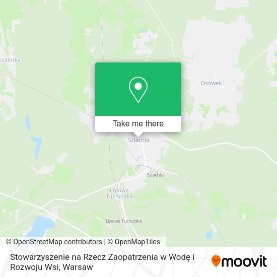 Stowarzyszenie na Rzecz Zaopatrzenia w Wodę i Rozwoju Wsi map