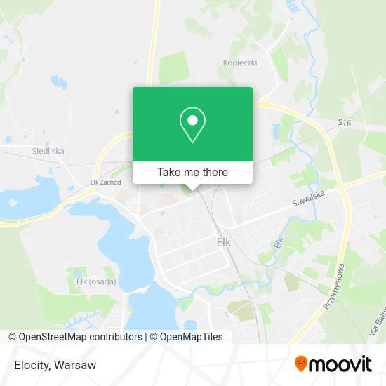 Карта Elocity