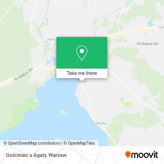 Карта Gościniec u Agaty