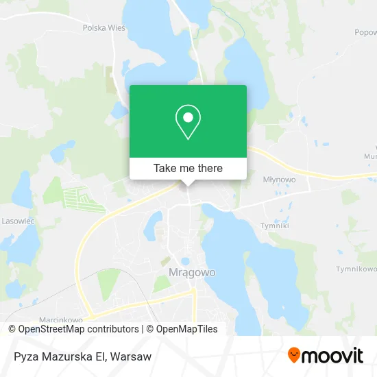 Pyza Mazurska El map