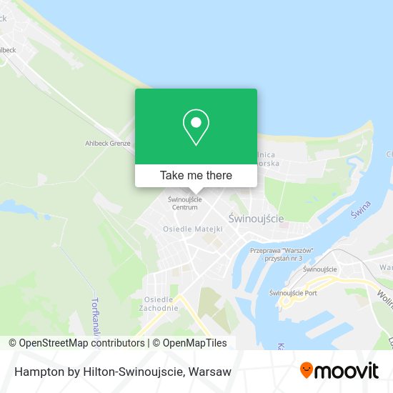 Hampton by Hilton-Swinoujscie map