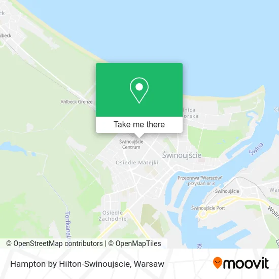 Карта Hampton by Hilton-Swinoujscie