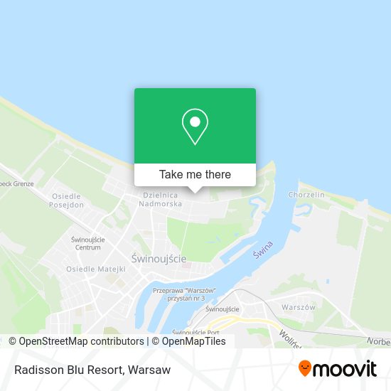 Radisson Blu Resort map