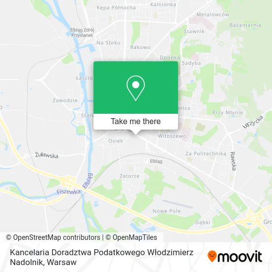 Карта Kancelaria Doradztwa Podatkowego Włodzimierz Nadolnik