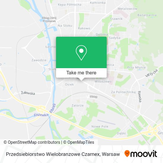 Przedsiebiorstwo Wielobranzowe Czarnex map