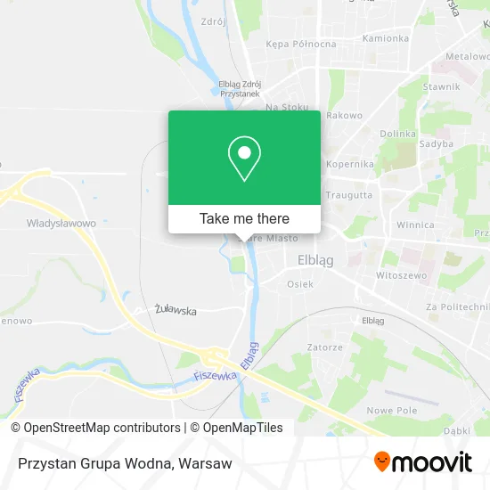 Przystan Grupa Wodna map