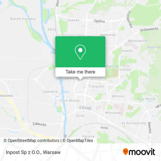 Inpost Sp z O.O. map