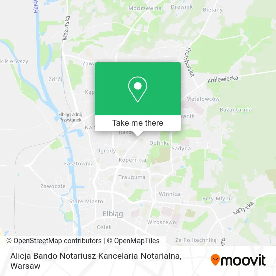 Alicja Bando Notariusz Kancelaria Notarialna map