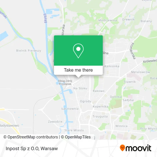 Inpost Sp z O.O map