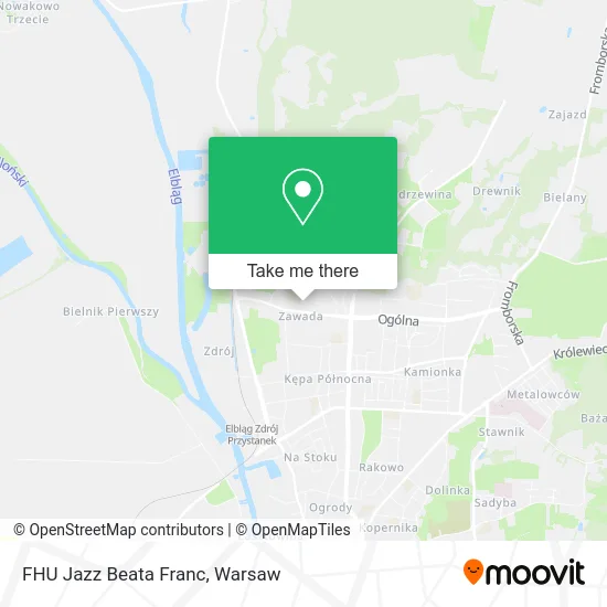 FHU Jazz Beata Franc map