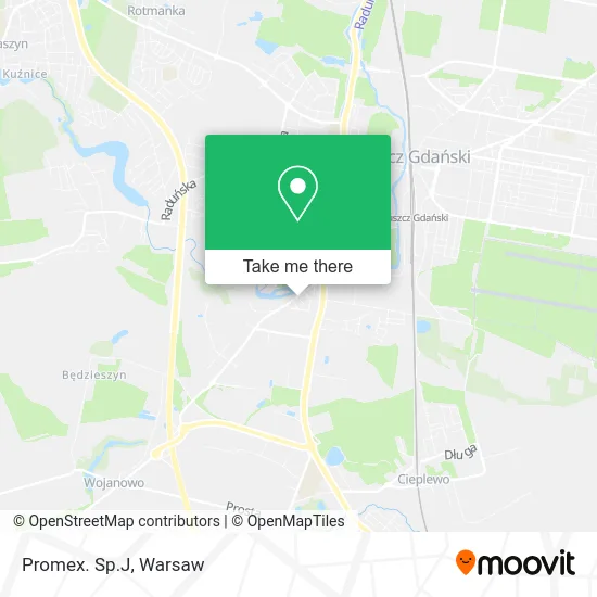 Карта Promex. Sp.J