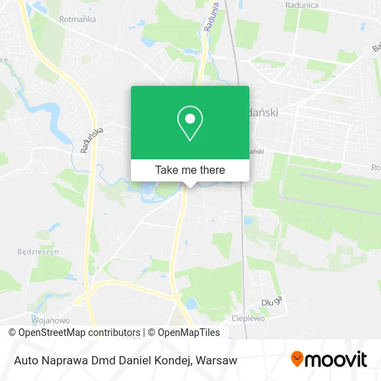 Карта Auto Naprawa Dmd Daniel Kondej