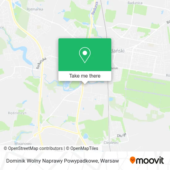 Карта Dominik Wolny Naprawy Powypadkowe