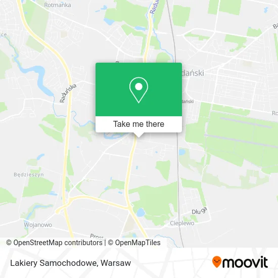 Карта Lakiery Samochodowe