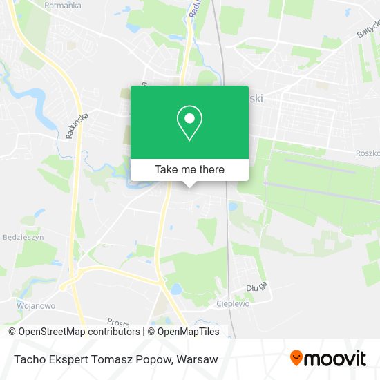 Tacho Ekspert Tomasz Popow map