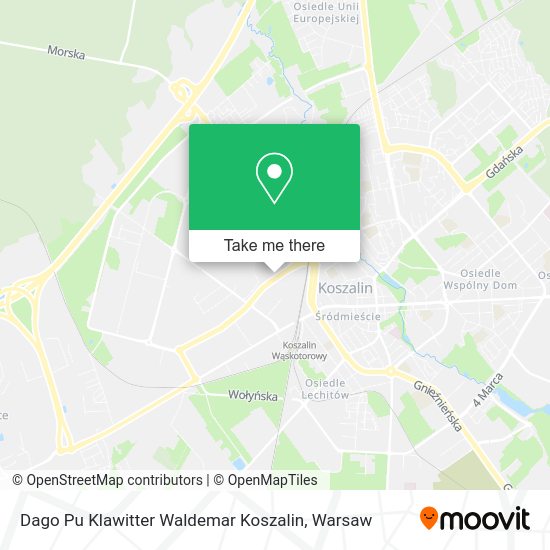 Dago Pu Klawitter Waldemar Koszalin map