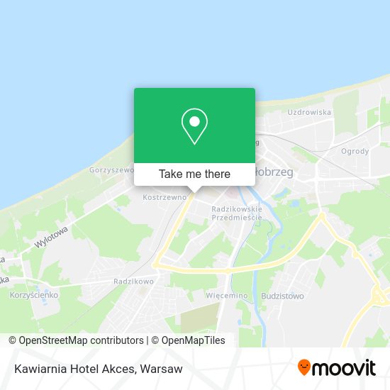 Kawiarnia Hotel Akces map