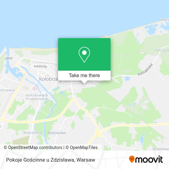 Pokoje Gościnne u Zdzisława map