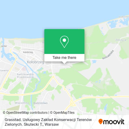 Grasstad. Usługowy Zakład Konserwacji Terenów Zielonych. Skutecki T. map