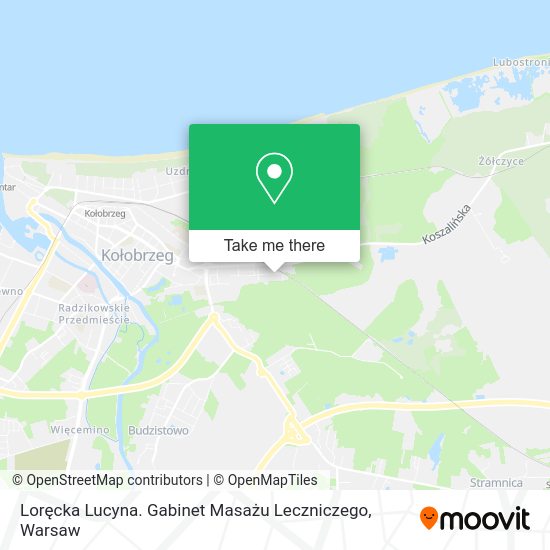 Loręcka Lucyna. Gabinet Masażu Leczniczego map