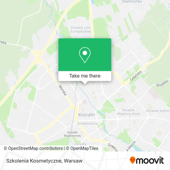 Карта Szkolenia Kosmetyczne