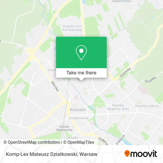 Карта Komp-Lex Mateusz Dziatkowski