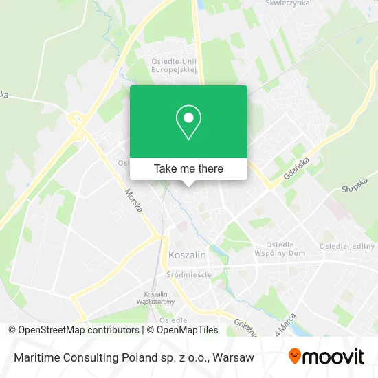 Карта Maritime Consulting Poland sp. z o.o.
