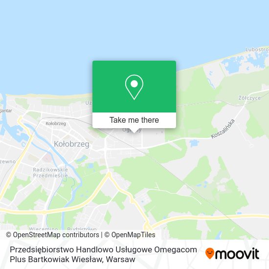 Przedsiębiorstwo Handlowo Usługowe Omegacom Plus Bartkowiak Wiesław map