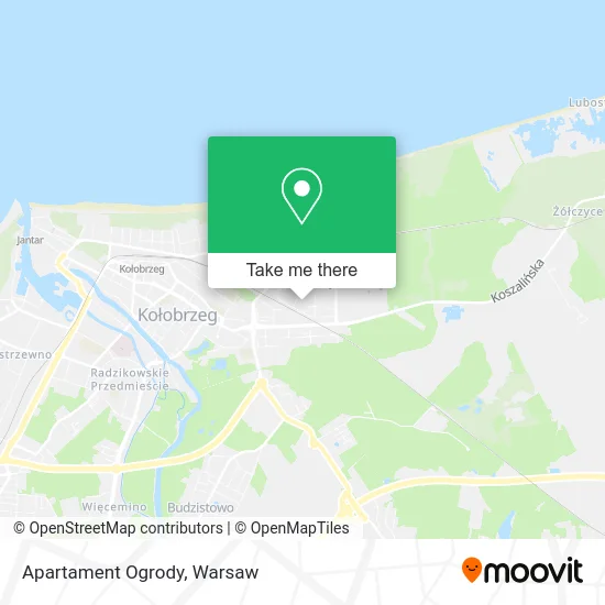 Карта Apartament Ogrody