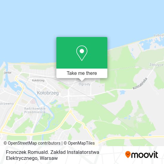 Fronczek Romuald. Zakład Instalatorstwa Elektrycznego map