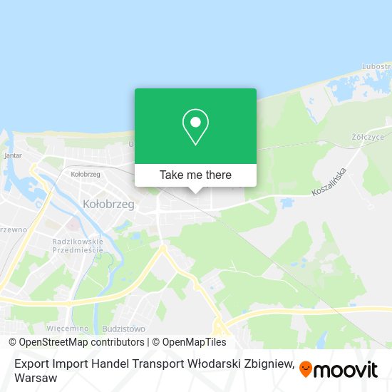 Export Import Handel Transport Włodarski Zbigniew map