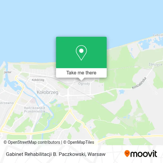 Gabinet Rehabilitacji B. Paczkowski map