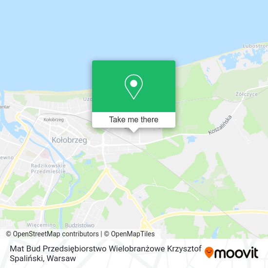 Mat Bud Przedsiębiorstwo Wielobranżowe Krzysztof Spaliński map