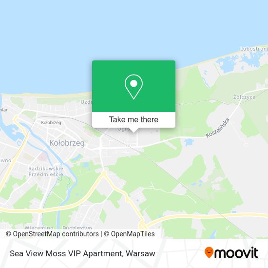 Sea View Moss VIP Apartment map