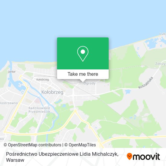 Pośrednictwo Ubezpieczeniowe Lidia Michalczyk map