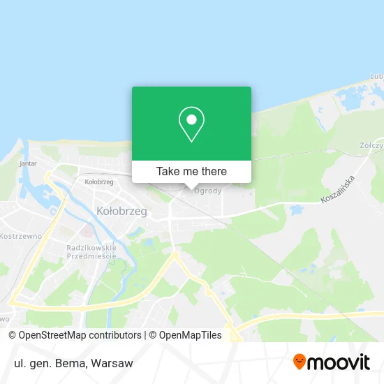 Карта ul. gen. Bema