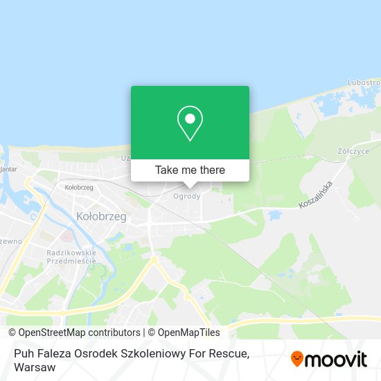 Puh Faleza Osrodek Szkoleniowy For Rescue map