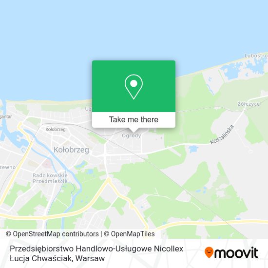 Przedsiębiorstwo Handlowo-Usługowe Nicollex Łucja Chwaściak map