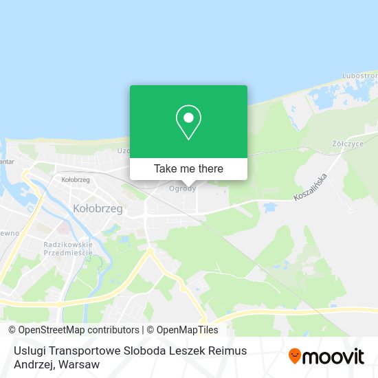 Uslugi Transportowe Sloboda Leszek Reimus Andrzej map