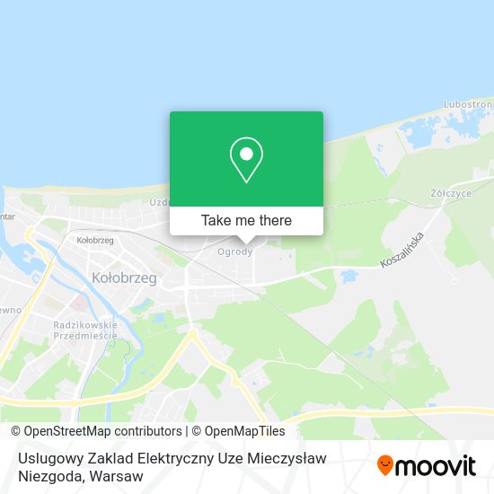 Uslugowy Zaklad Elektryczny Uze Mieczysław Niezgoda map