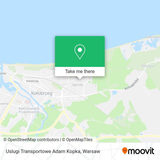 Uslugi Transportowe Adam Kopka map