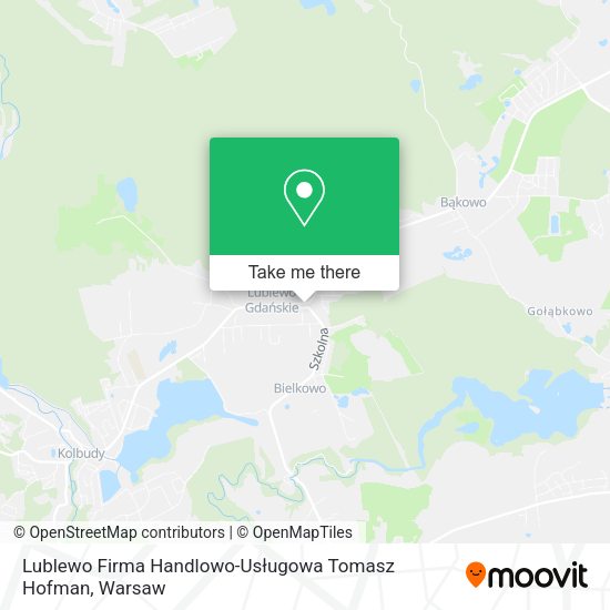 Lublewo Firma Handlowo-Usługowa Tomasz Hofman map