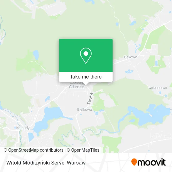 Карта Witold Modrzyński Serve