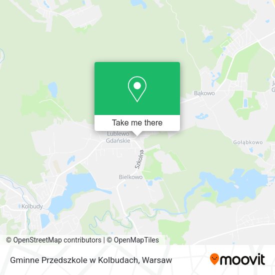 Gminne Przedszkole w Kolbudach map