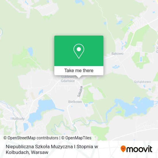 Niepubliczna Szkoła Muzyczna I Stopnia w Kolbudach map