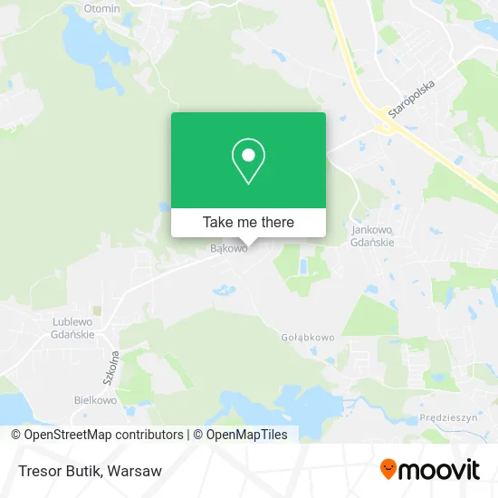 Tresor Butik map