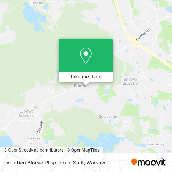 Карта Van Den Blocke.Pl sp. z o.o. Sp.K